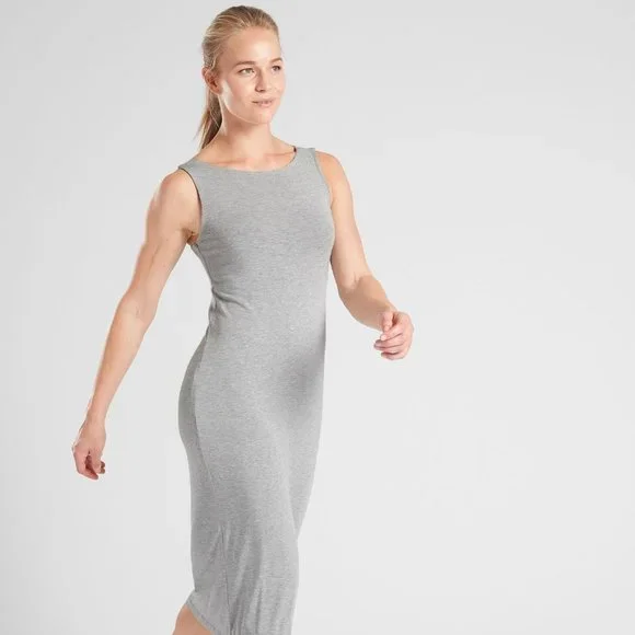 knee length dresses for ladies Santorini Sunrise Midi Dress